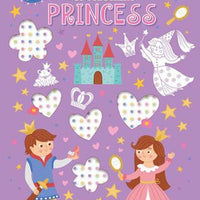 Princess Gem Sticker and Colouring Book