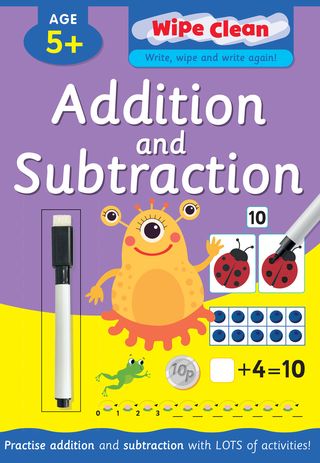 Addition and Subtraction Wipe Clean Book - Anilas UK