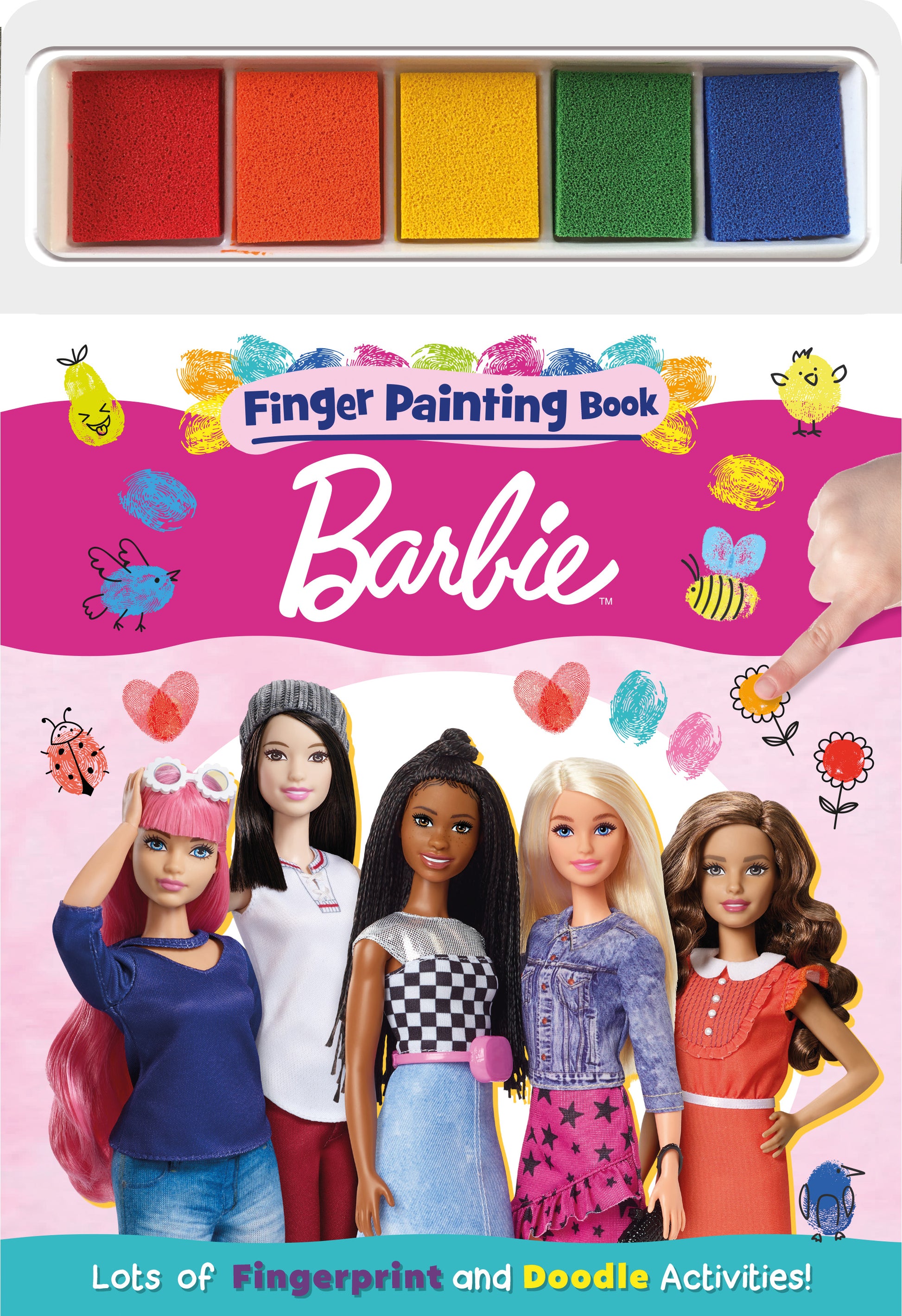Barbie Finger Painting Book - Anilas UK