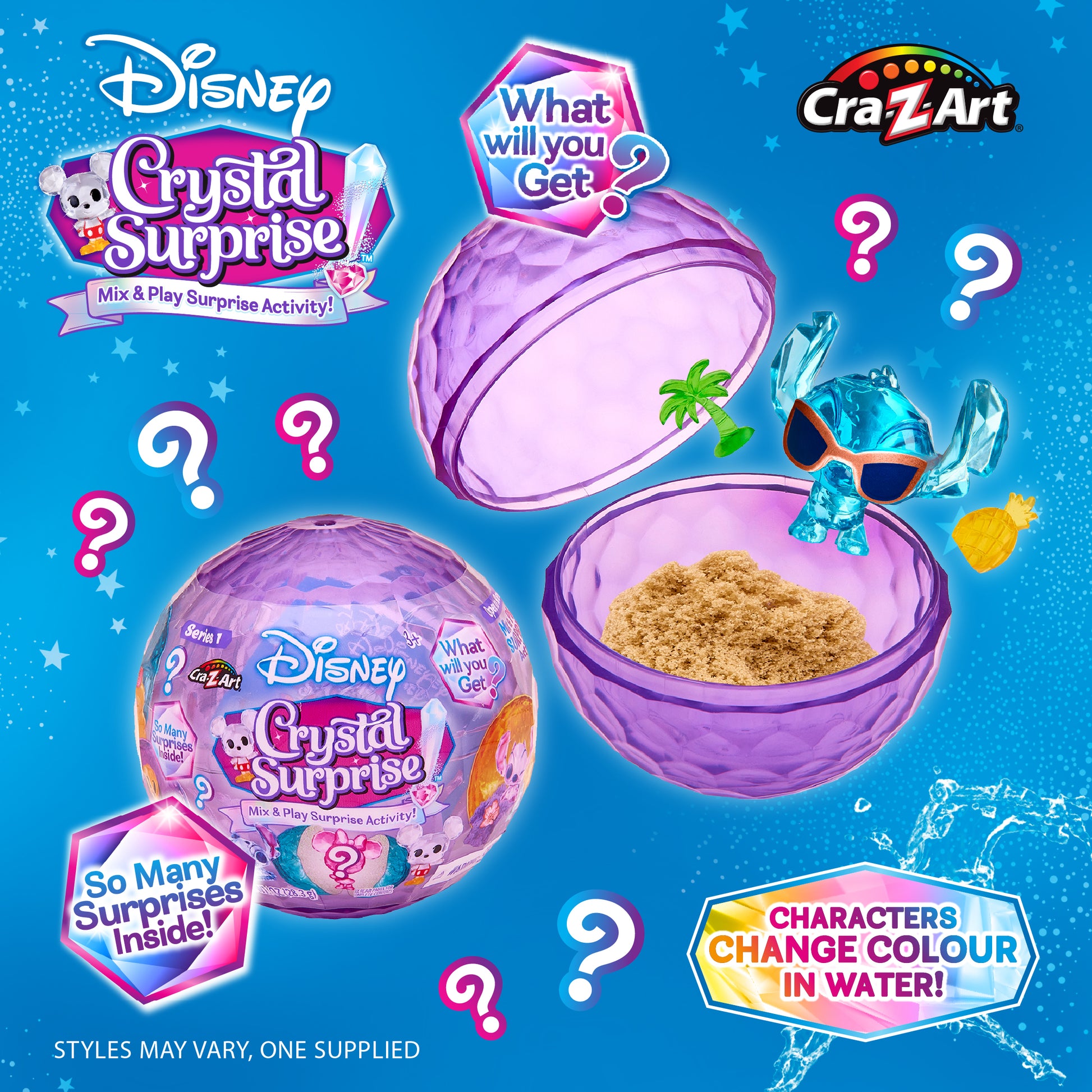 Disney Crystal Surprise Mix & Play Capsule - Anilas UK