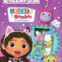 Gabby's Dollhouse Sticker by Number Activity Book