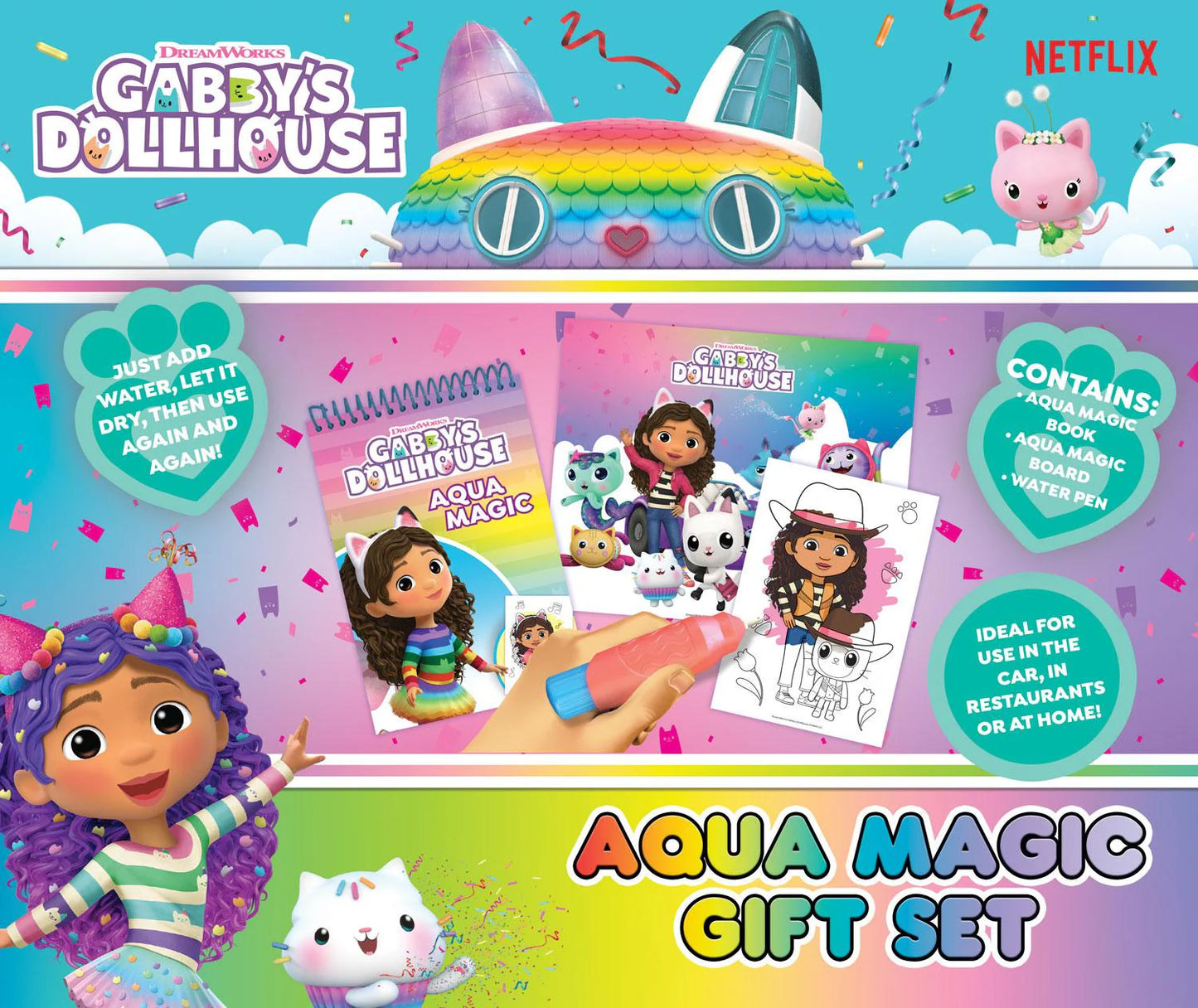 Gabby's Dollhouse Aqua Magic Gift Set - Anilas UK