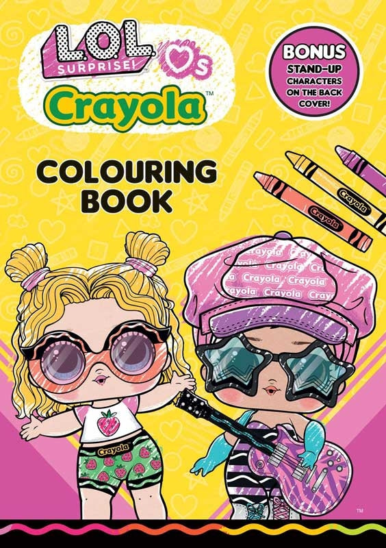 LOL Surprise! Crayola Colouring Book - Anilas UK