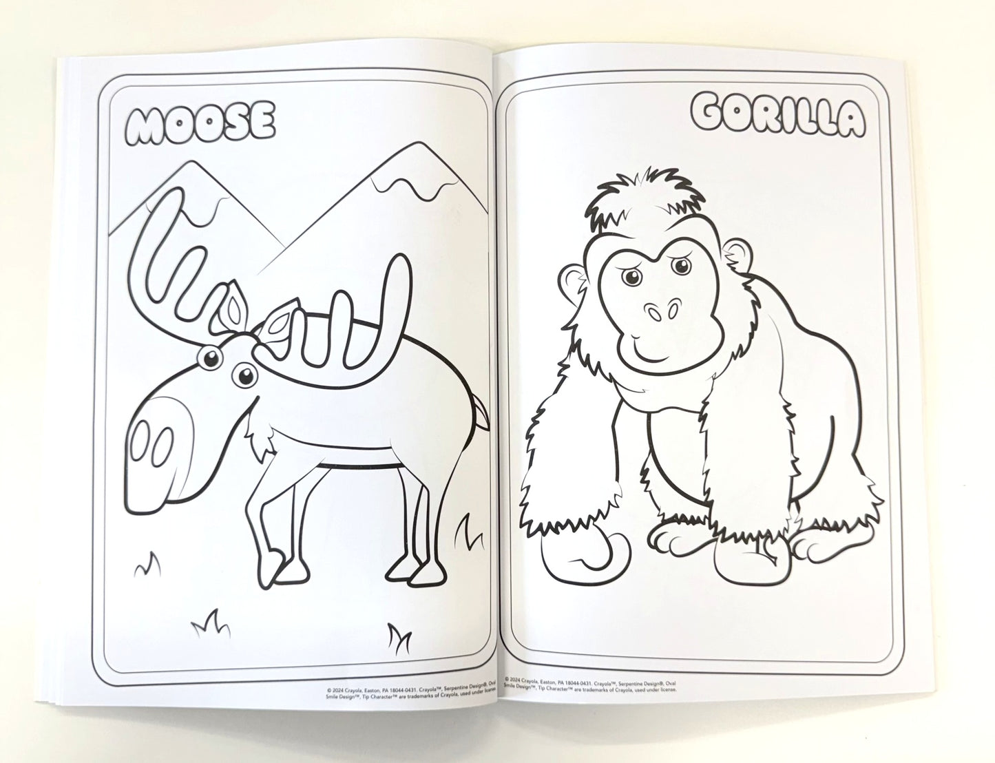 Crayola Wild Animals Colouring Book - Anilas UK