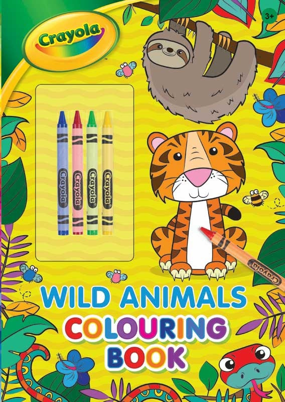 Crayola Wild Animals Colouring Book - Anilas UK