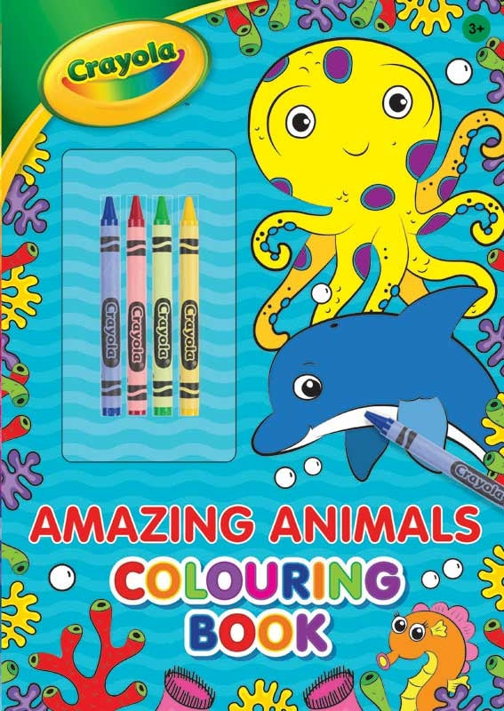 Crayola Amazing Animals Colouring Book - Anilas UK