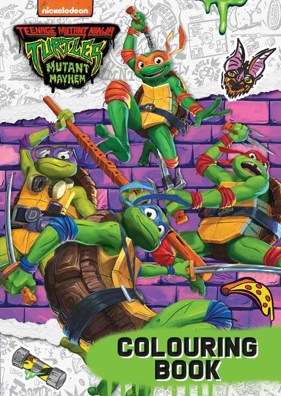 Teenage Mutant Ninja Turtles Colouring Book - Anilas UK