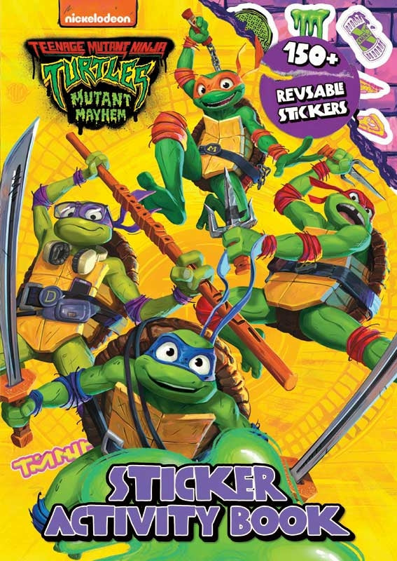 Teenage Mutant Ninja Turtles Sticker Activity Book - Anilas UK