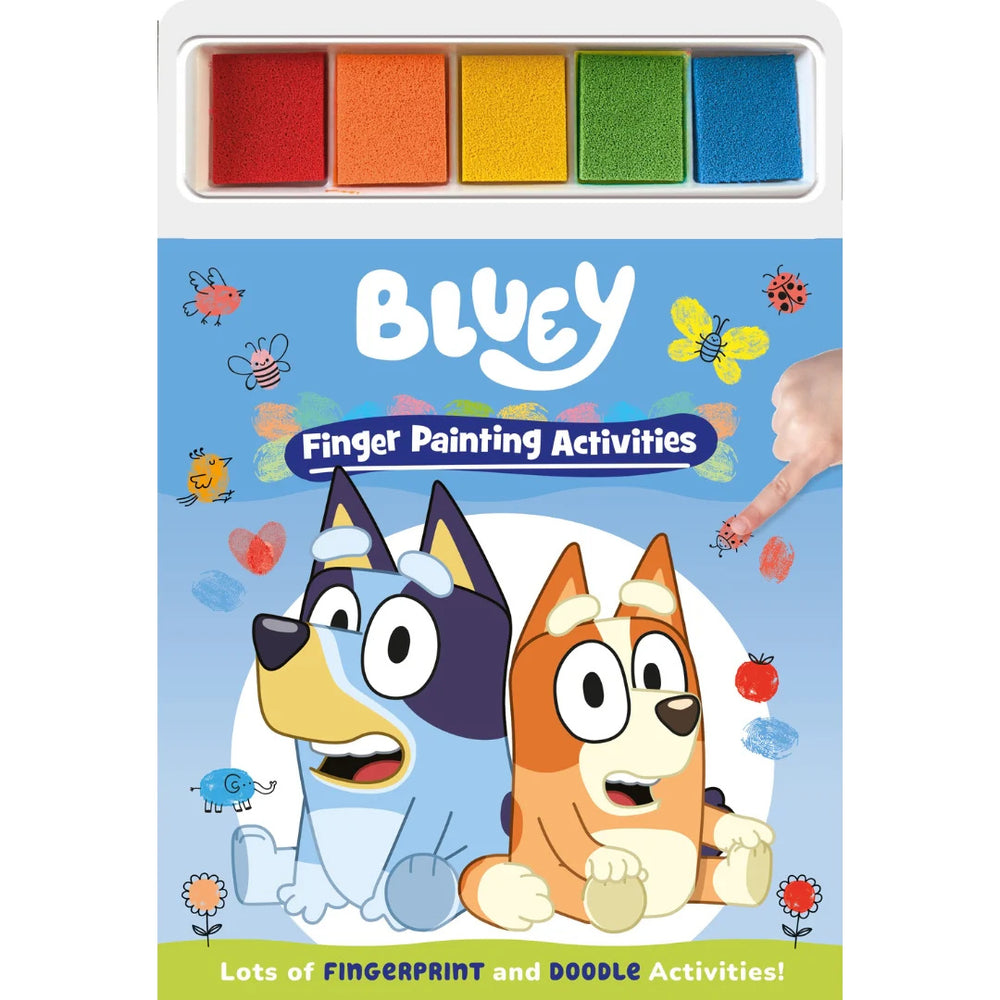 Bluey Finger Painting Book