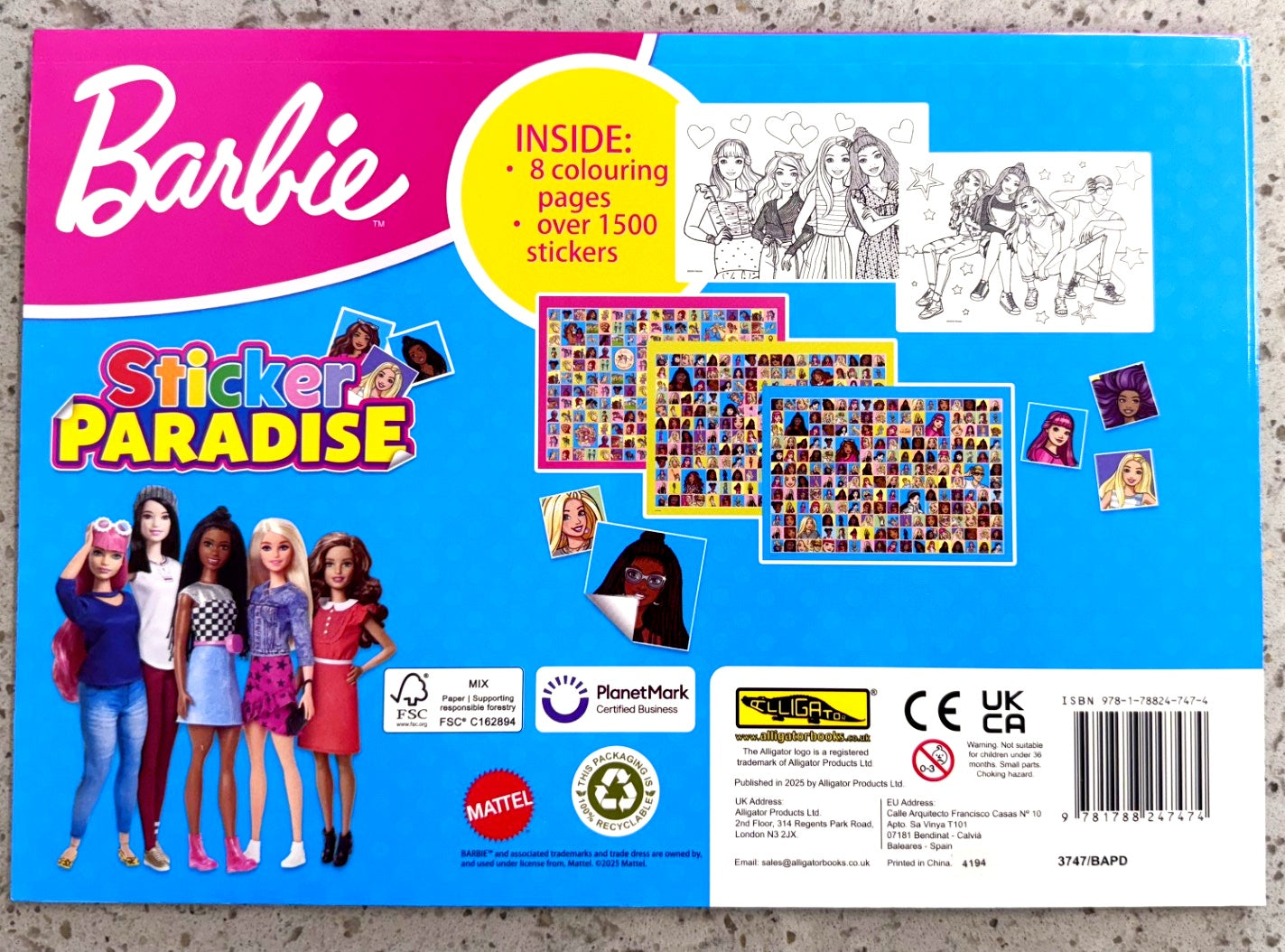 Barbie Sticker Paradise - Anilas UK