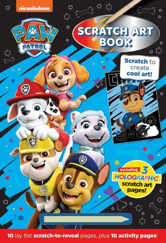 Paw Patrol Scratch Art Book - Anilas UK