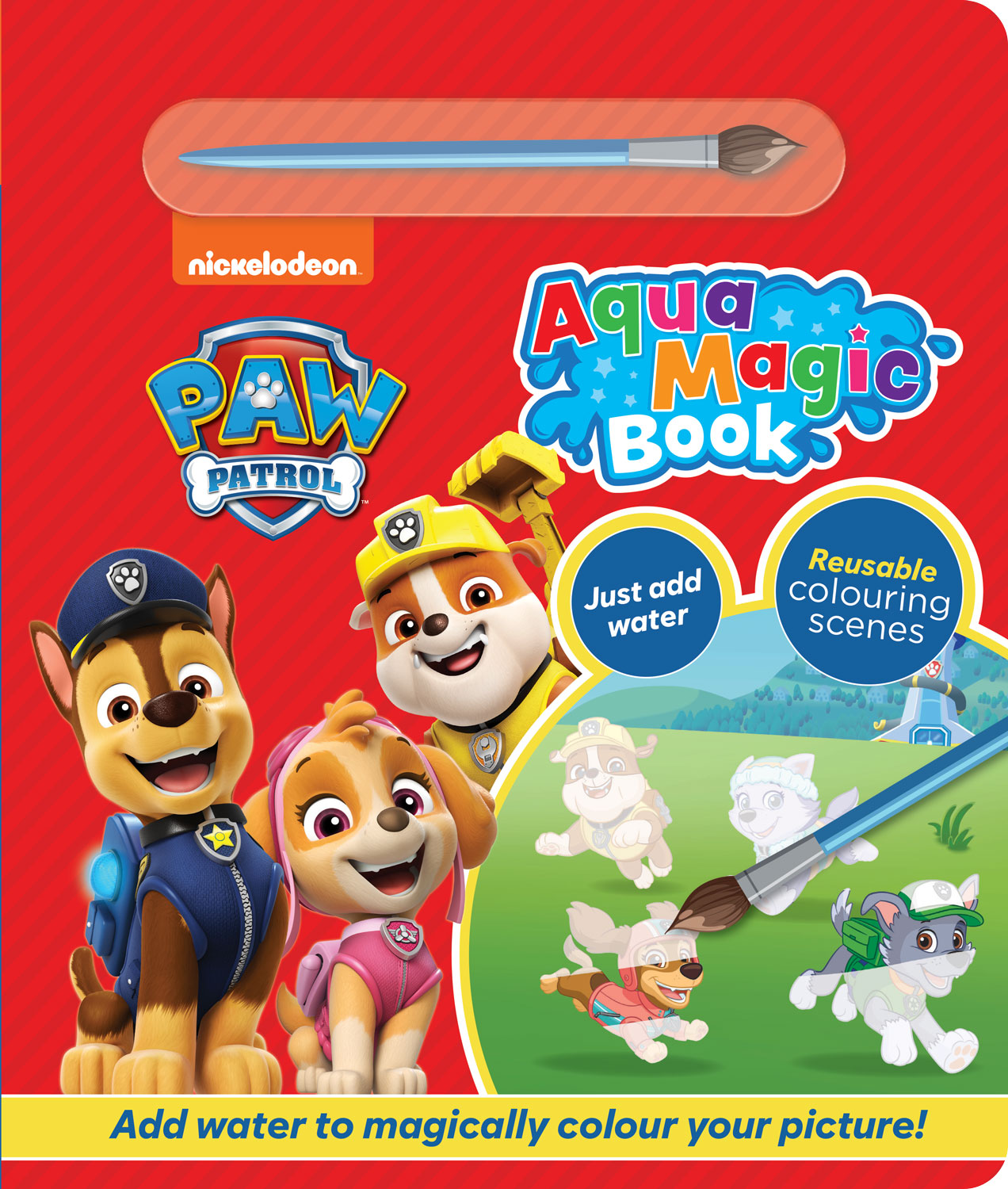 Paw Patrol Aqua Magic Colouring Book - Anilas UK