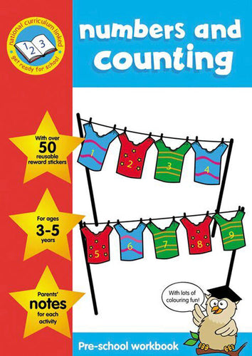 Numbers and Counting Book (Pre-School Workbook) - Anilas UK