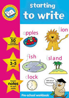 
              Starting to Write Book (Pre-School Workbook) - Anilas UK
            