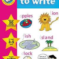 Starting to Write Book (Pre-School Workbook) - Anilas UK