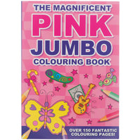 The Magnificent Pink Jumbo Colouring Book - Anilas UK