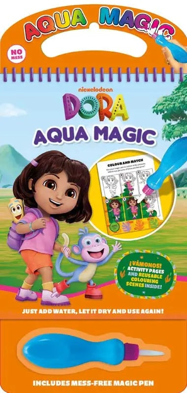 Dora Aqua Magic Colouring Book - Anilas UK