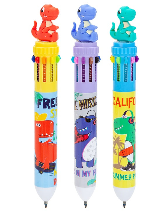 Dinosaur 10 Colour Pen - Anilas UK