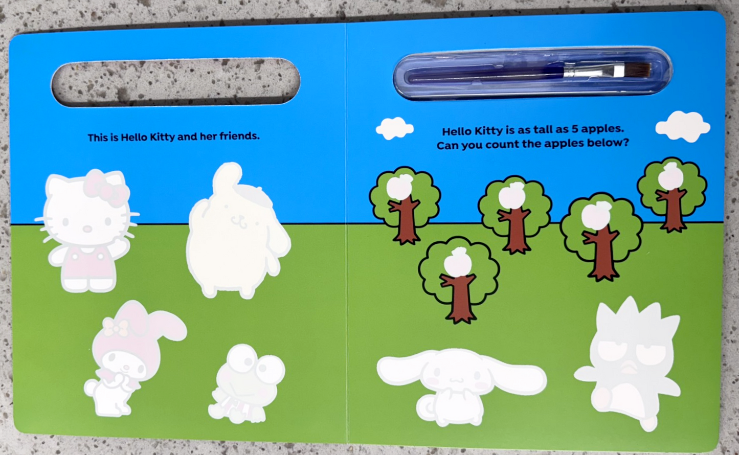 Hello Kitty Aqua Magic Colouring Book