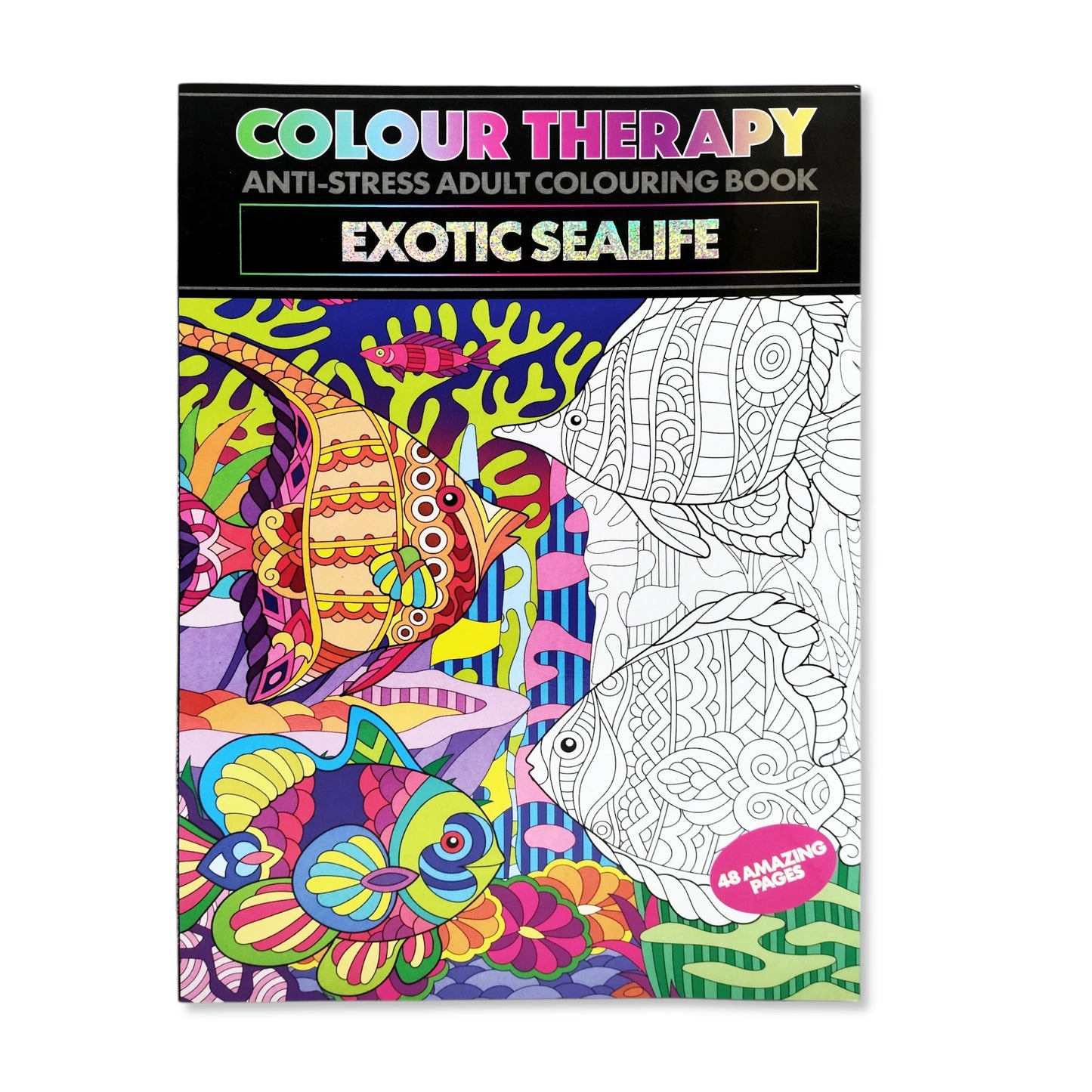 Exotic Sealife Colour Therapy Anti-Stress Adult Colouring Book