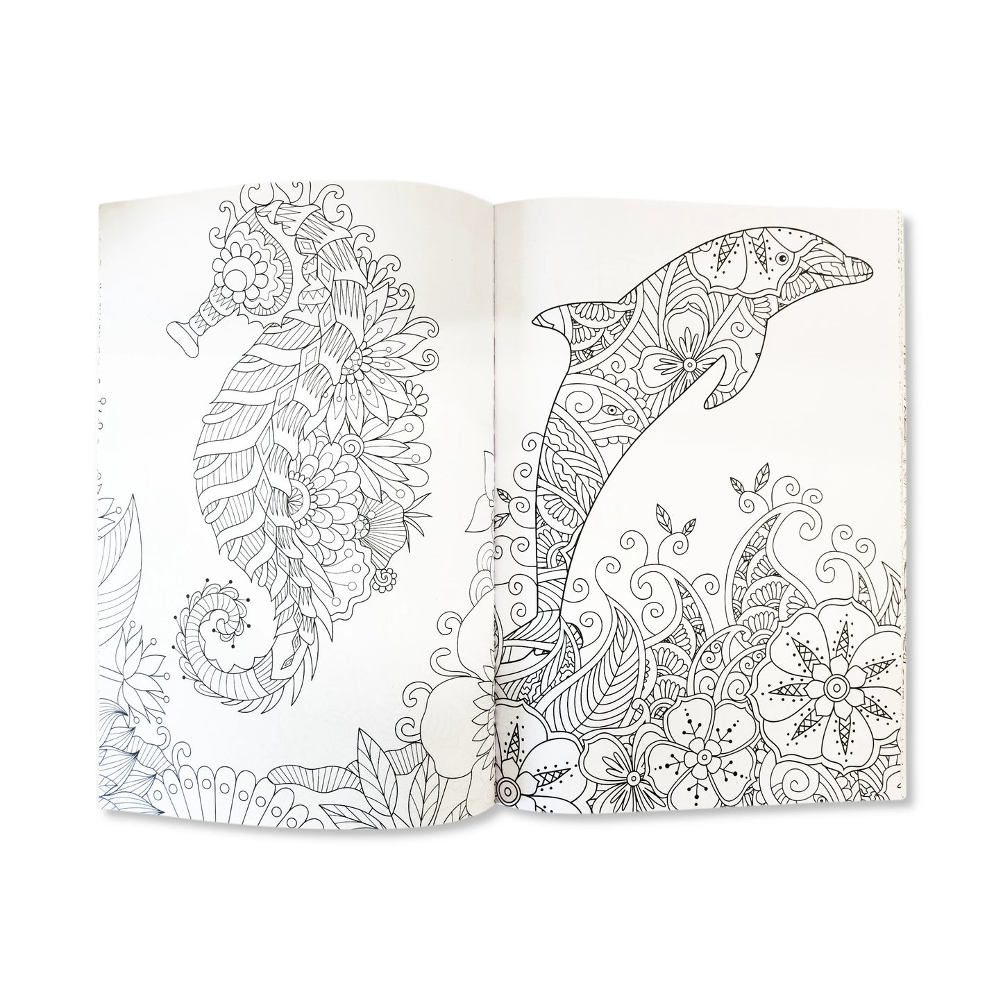 Exotic Sealife Colour Therapy Anti-Stress Adult Colouring Book