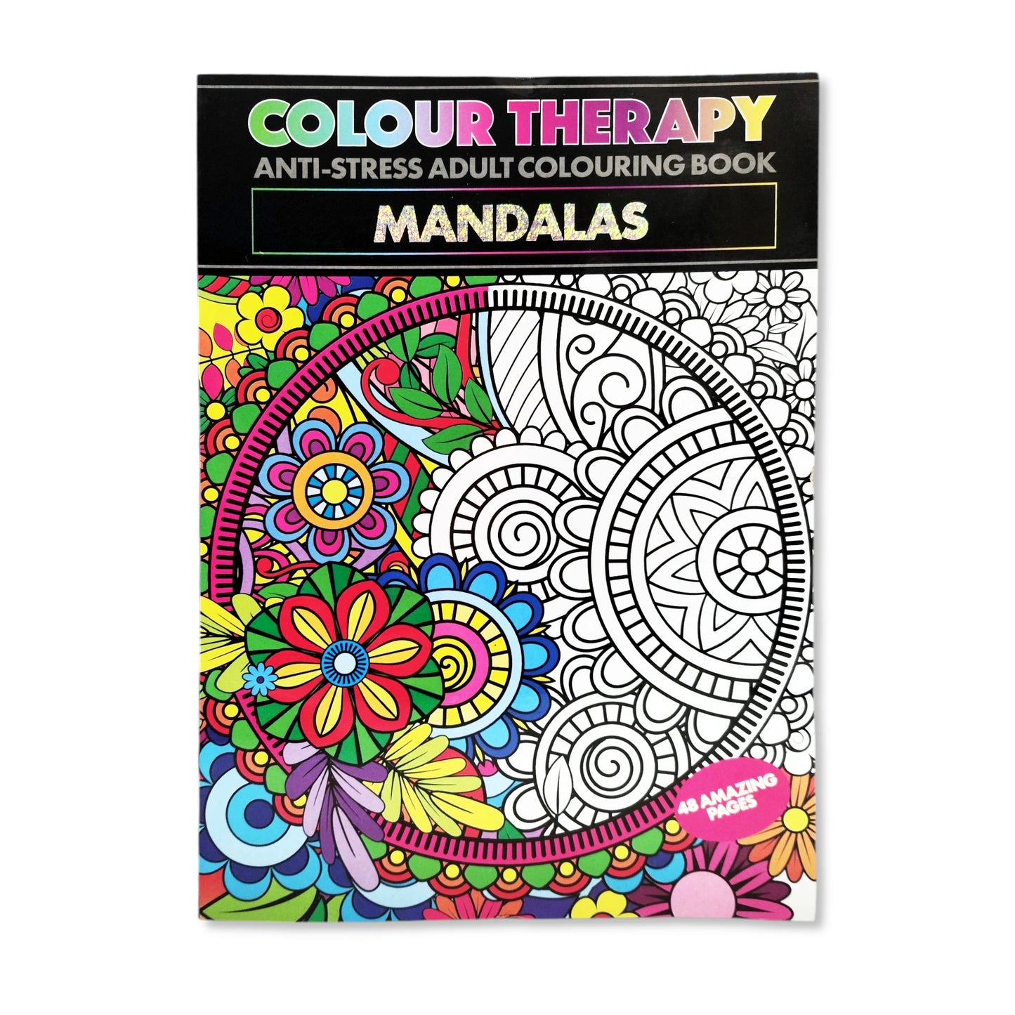 Mandalas Colour Therapy Anti-Stress Adult Colouring Book
