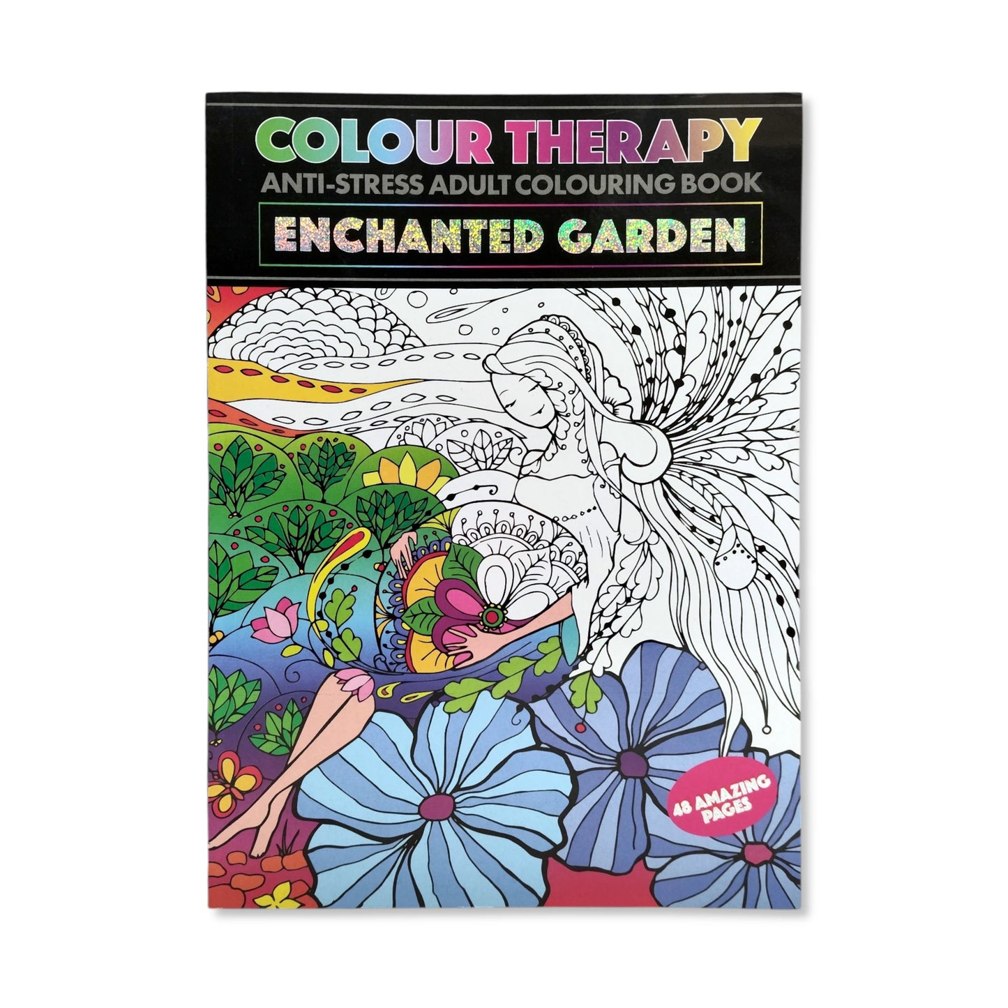 Enchanted Garden Colour Therapy Anti-Stress Adult Colouring Book