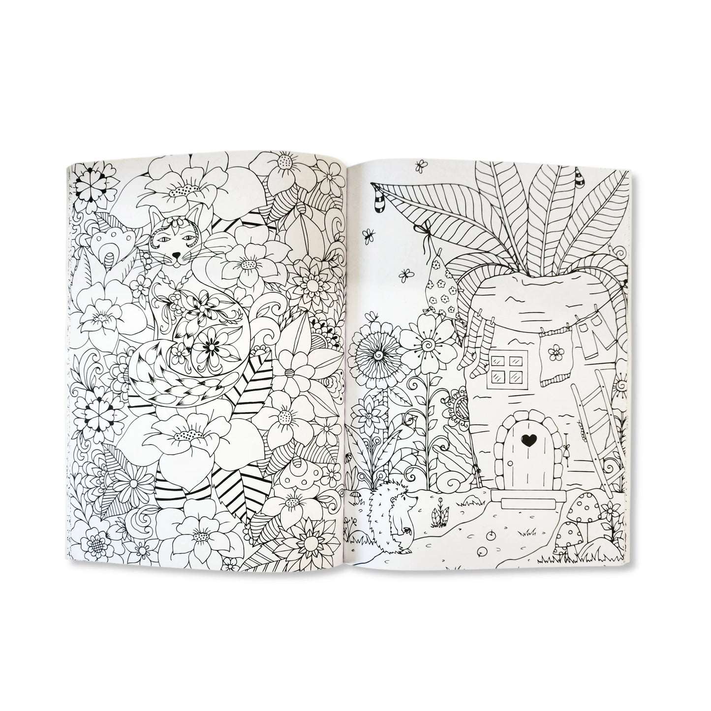 Enchanted Garden Colour Therapy Anti-Stress Adult Colouring Book