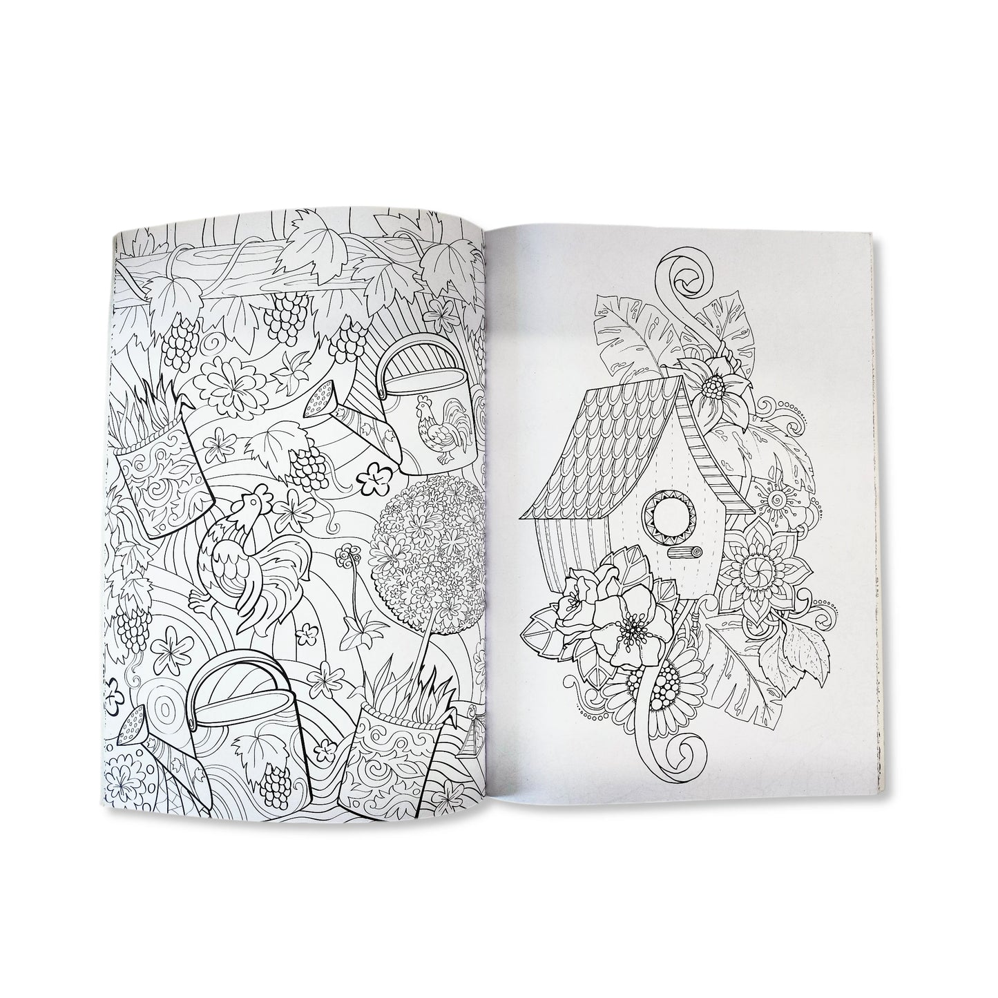 Enchanted Garden Colour Therapy Anti-Stress Adult Colouring Book