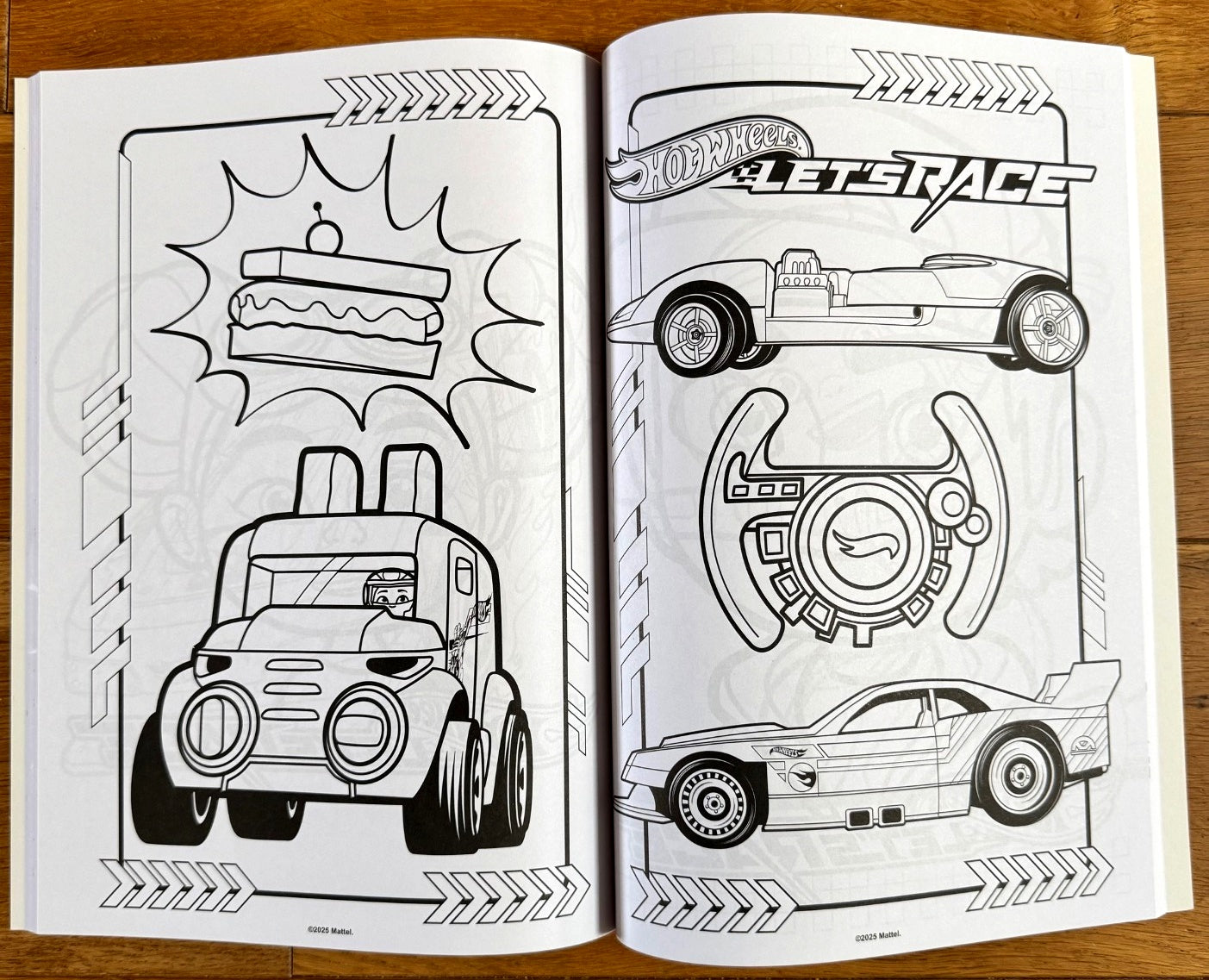 Hot Wheels Jumbo Colouring Book