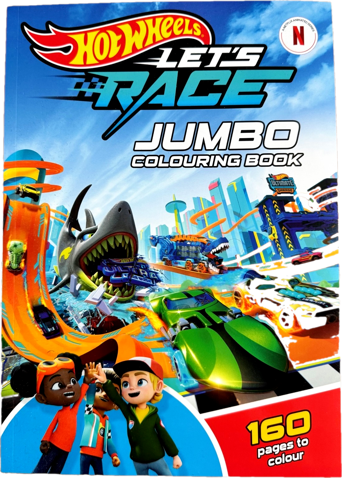 Hot Wheels Jumbo Colouring Book