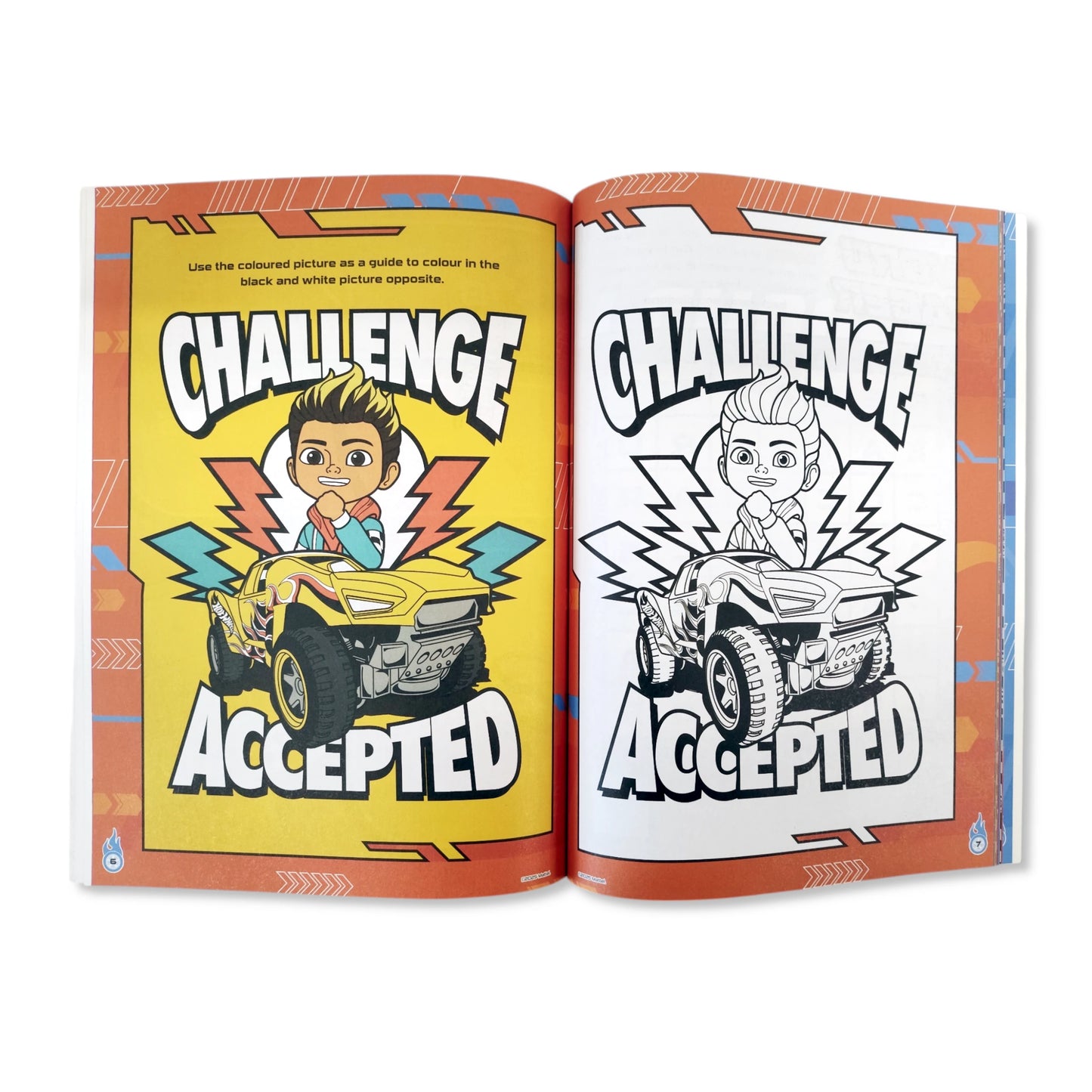 Hot Wheels Let's Race Sticker Burst Activity Book