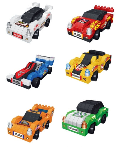 Racing Car Mini Building Block Brick Kit - Anilas UK