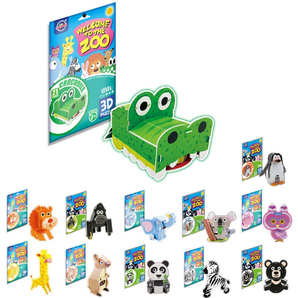 Foam Animal 3D Model Kits - Anilas UK