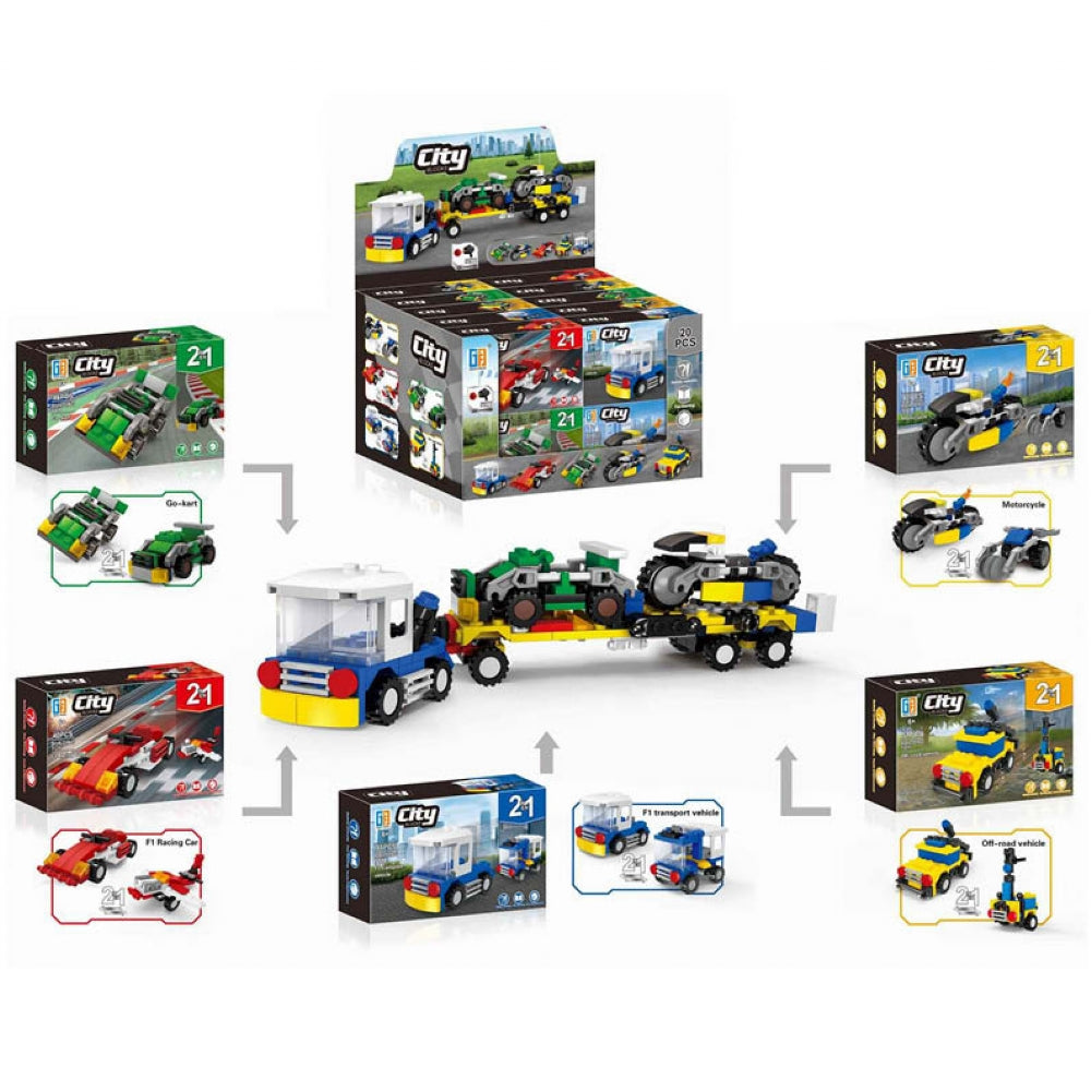 Mini Vehicle Brick Kits - Anilas UK