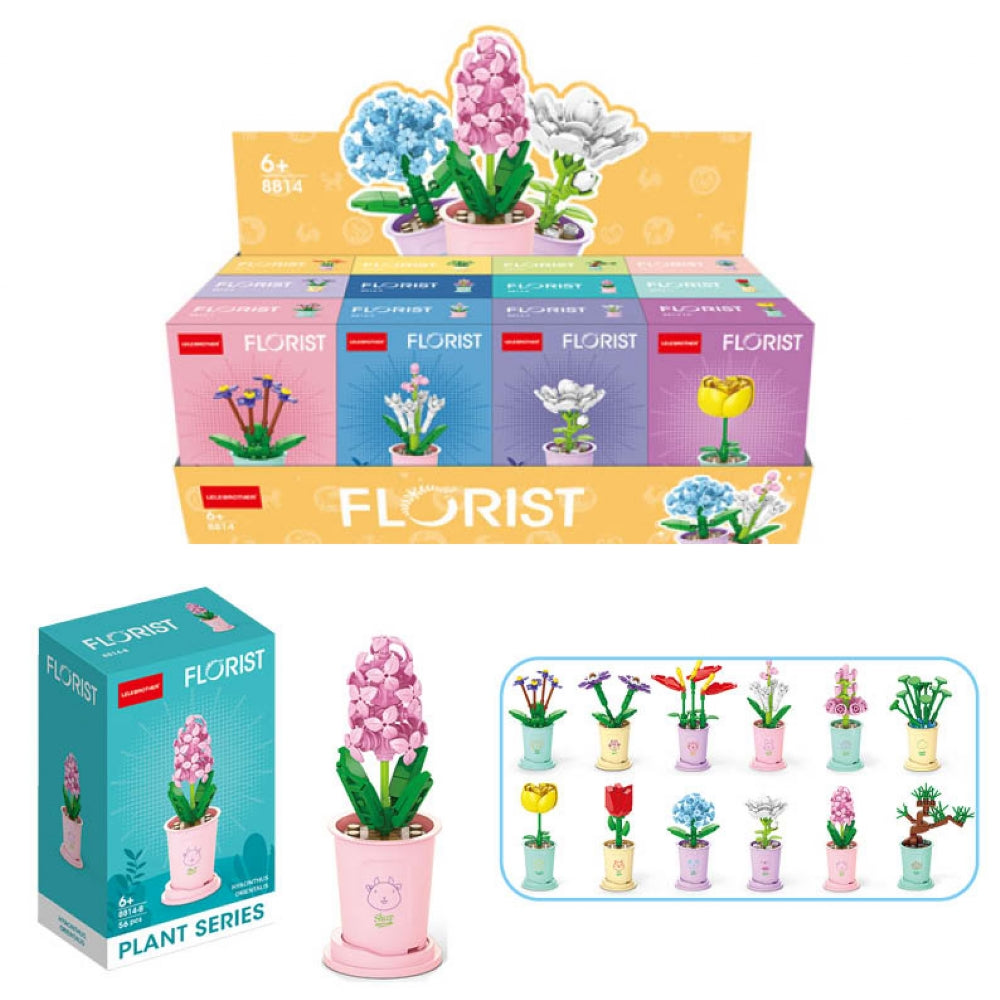 Flowers Building Blocks Brick Kit - Anilas UK