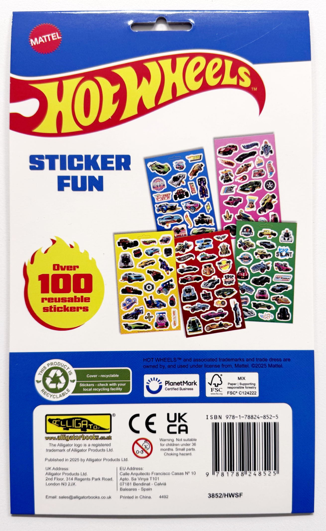 Hot Wheels Sticker Fun