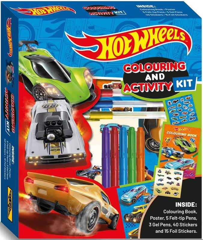 Hot Wheels Colouring And Activity Kit