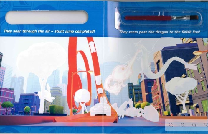 Hot Wheels Aqua Magic Colouring Book - Anilas UK