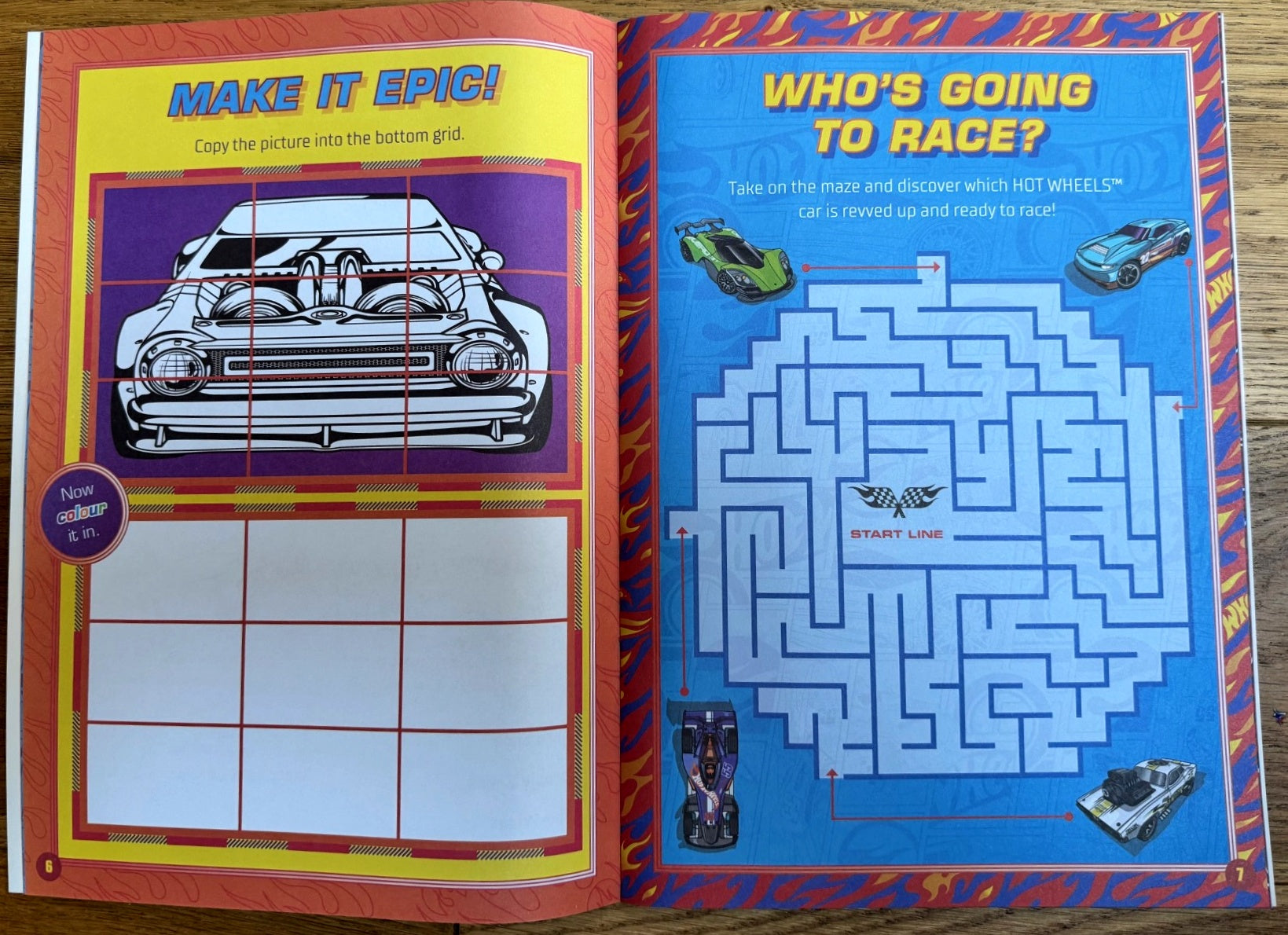 Hot Wheels Colourama Activity Book - Anilas UK