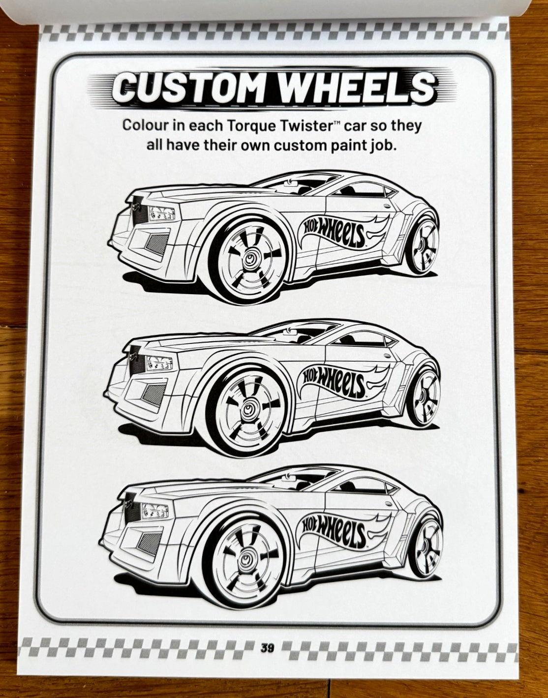 Hot Wheels Mega Colouring Pad - Anilas UK