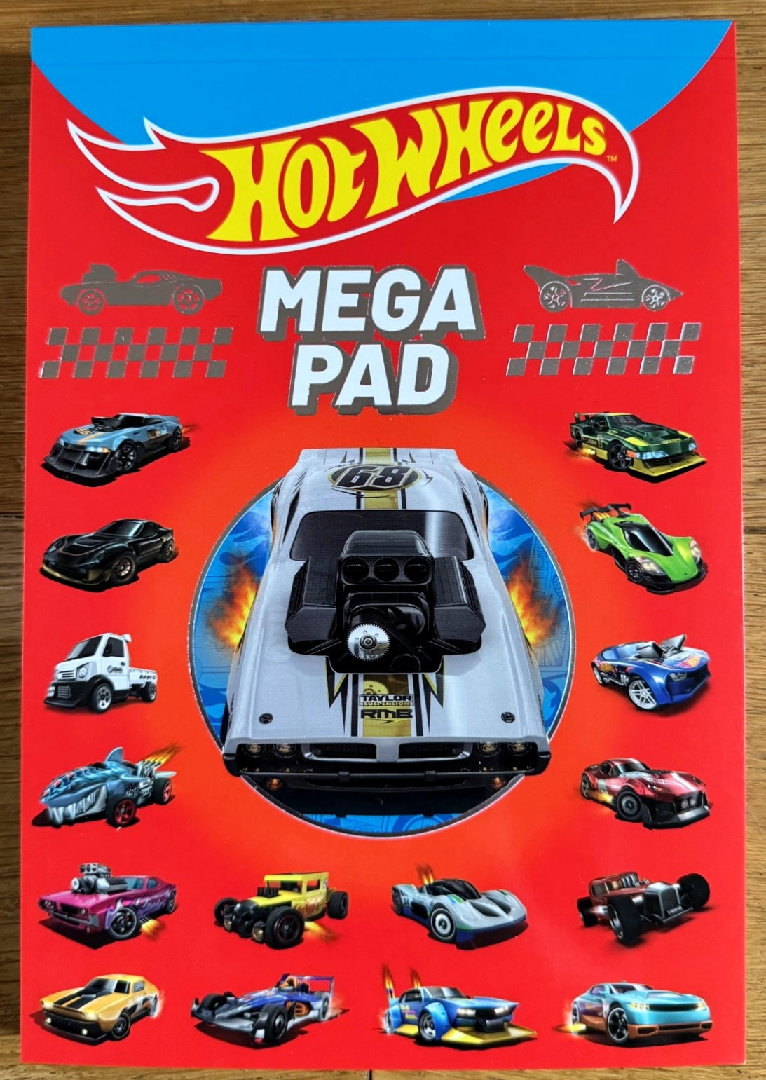 Hot Wheels Mega Colouring Pad - Anilas UK