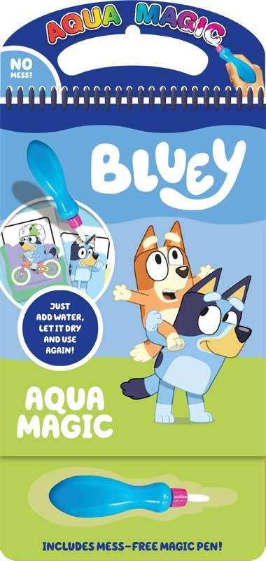 New Bluey Aqua Magic Colouring Book - Anilas UK
