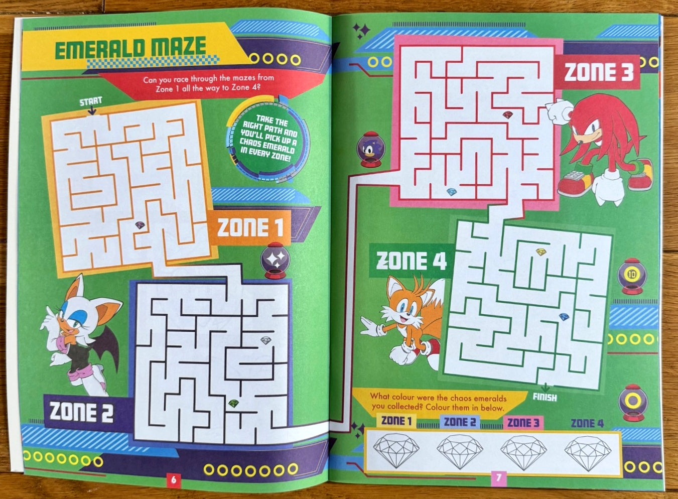 Sonic Colourama Activity Book - Anilas UK