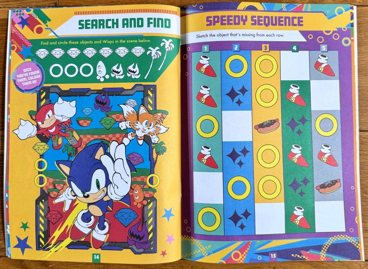 Sonic Colourama Activity Book - Anilas UK