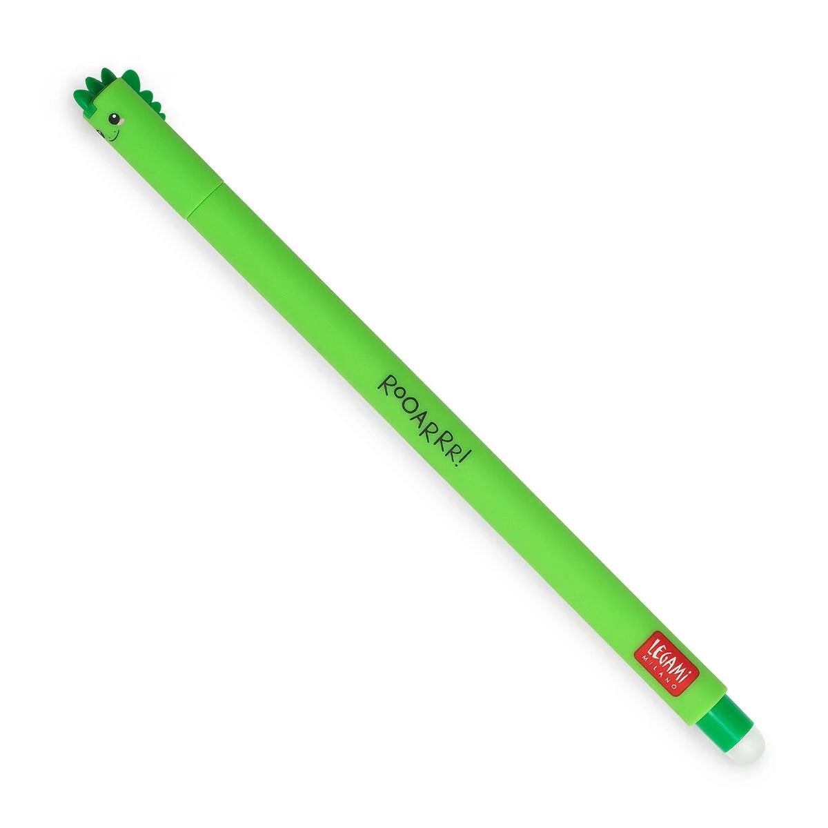 Legami Dinosaur Erasable Pen with Green Ink - Anilas UK