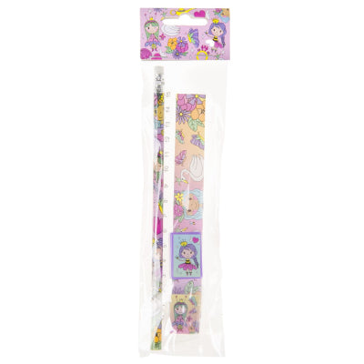 Princess Four Piece Stationery Set - Anilas UK