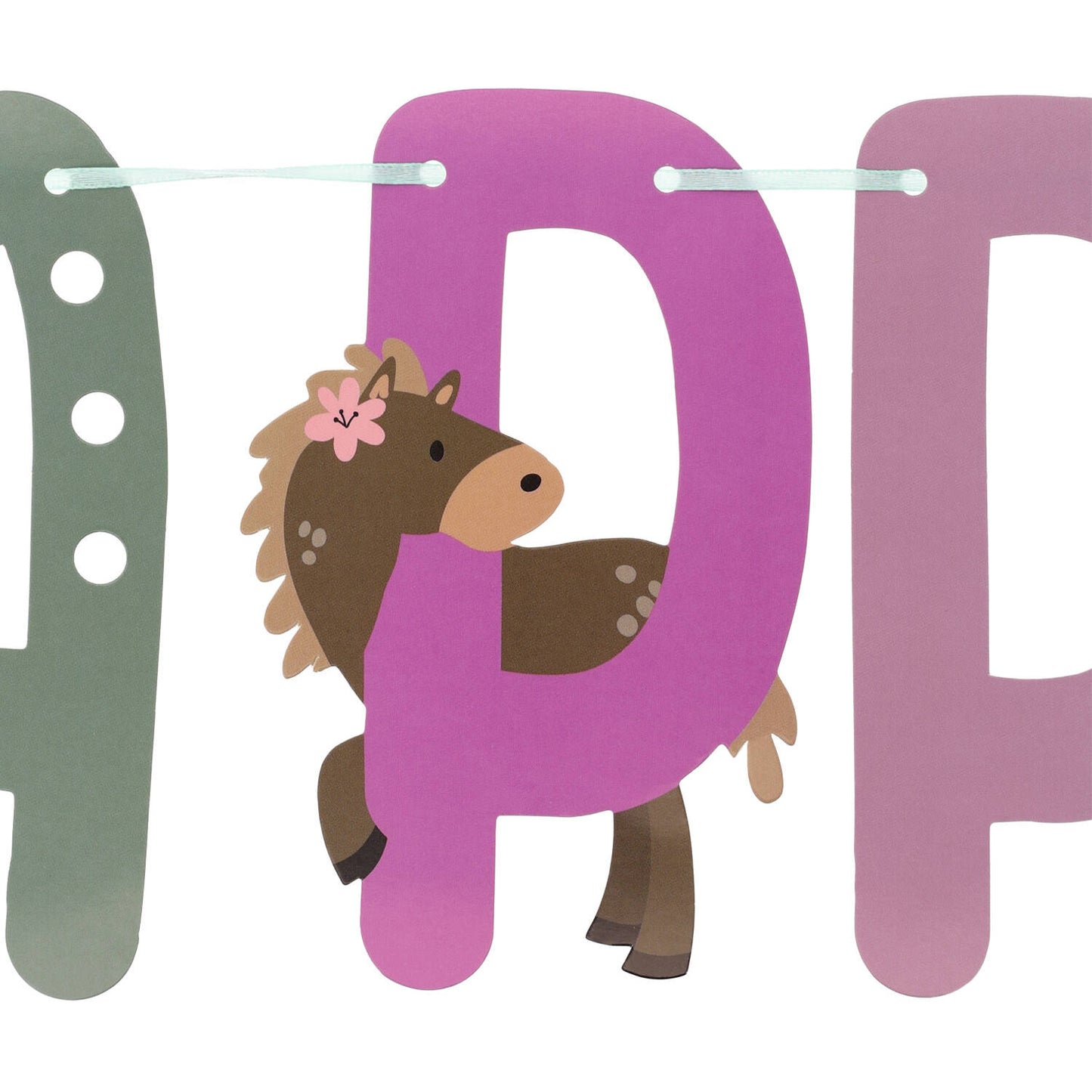Happy Horse Letter Banner Set (1.5 meters) - Anilas UK
