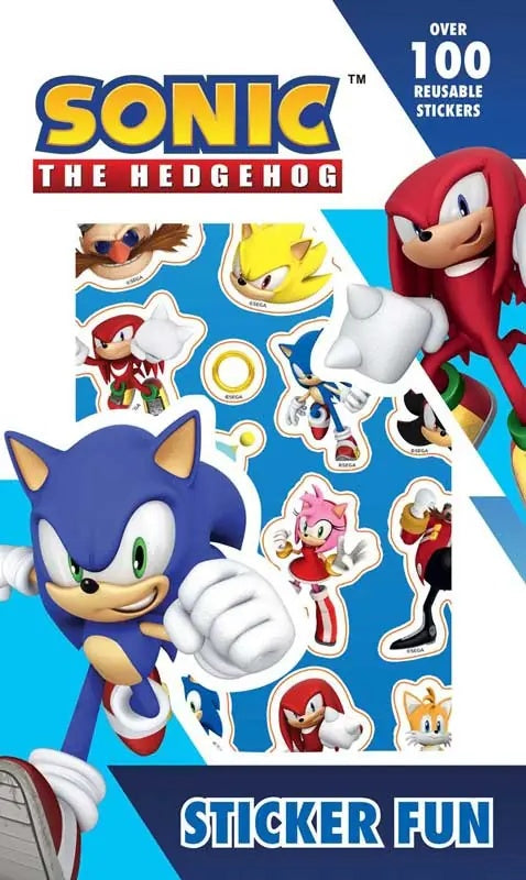 Sonic the Hedgehog Sticker Fun - Over 100 Reusable Stickers - Anilas UK