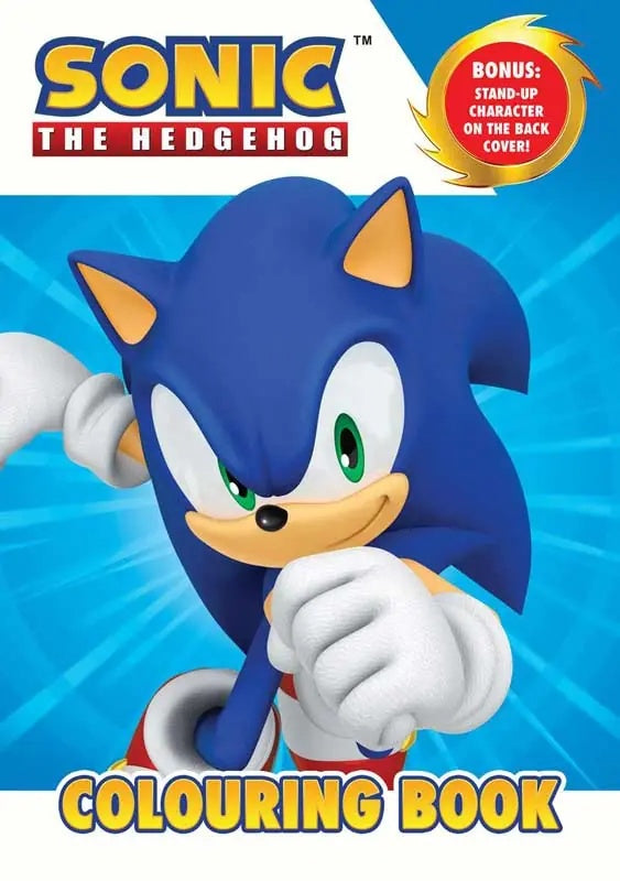 Sonic The Hedgehog Colouring Book - Anilas UK